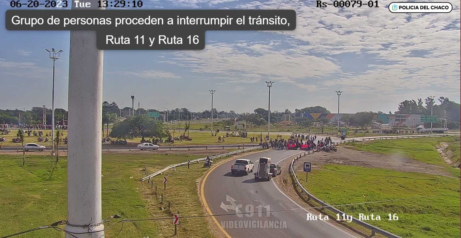 Resistencia cortan el tr nsito en el acceso norte en repudio a